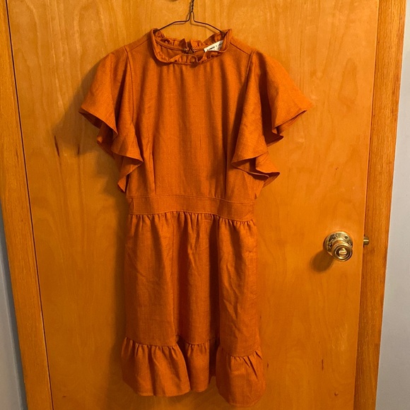 Lady Gang x Express Ruffle Dress - Picture 1 of 8